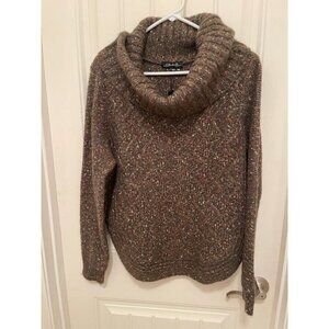 Charlie B Sweater Women’s‎ Medium Multicolor Chunky Knit wool blend Turtleneck